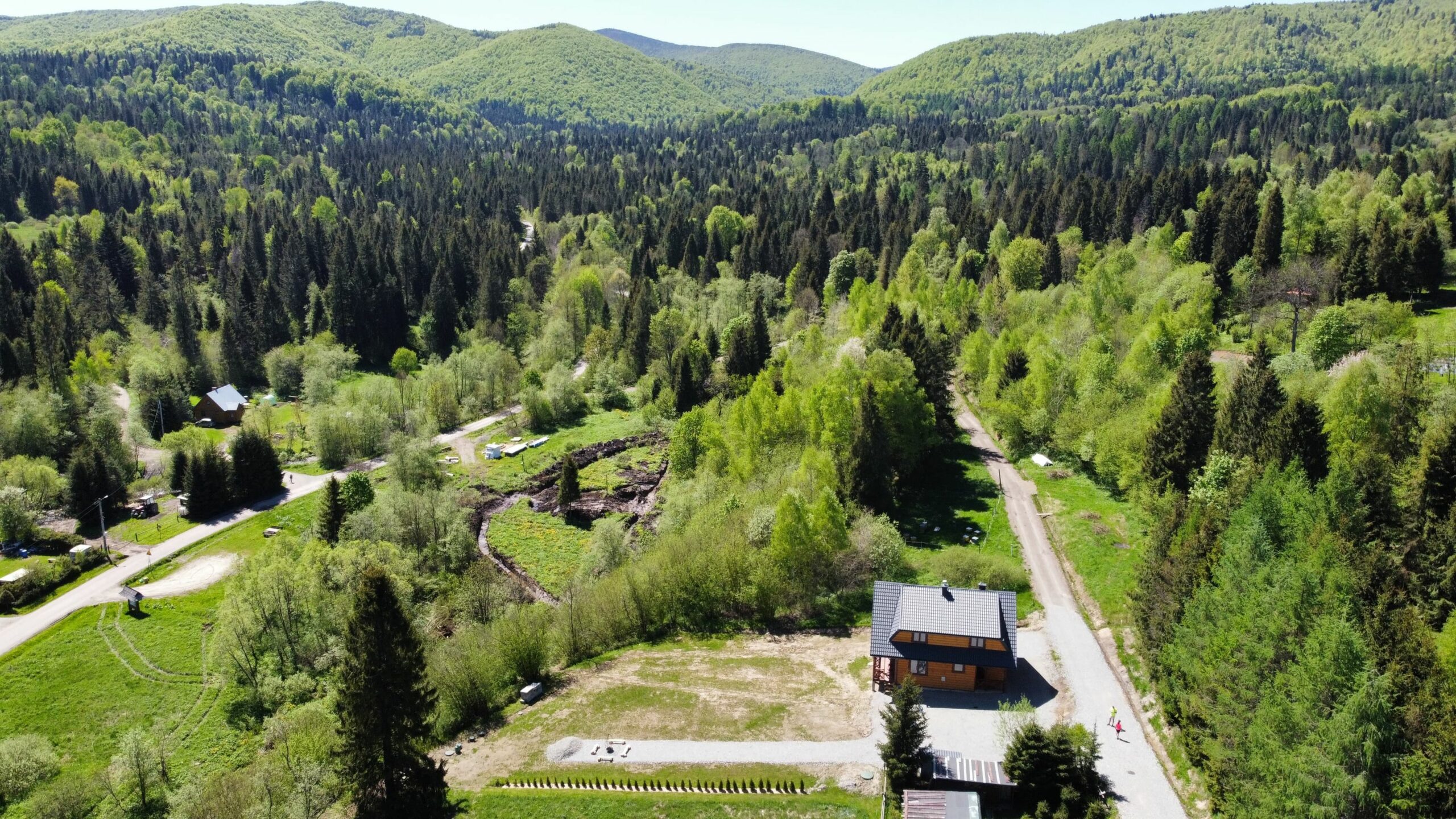 dom na wynajem w gorach z pieknym widokiem