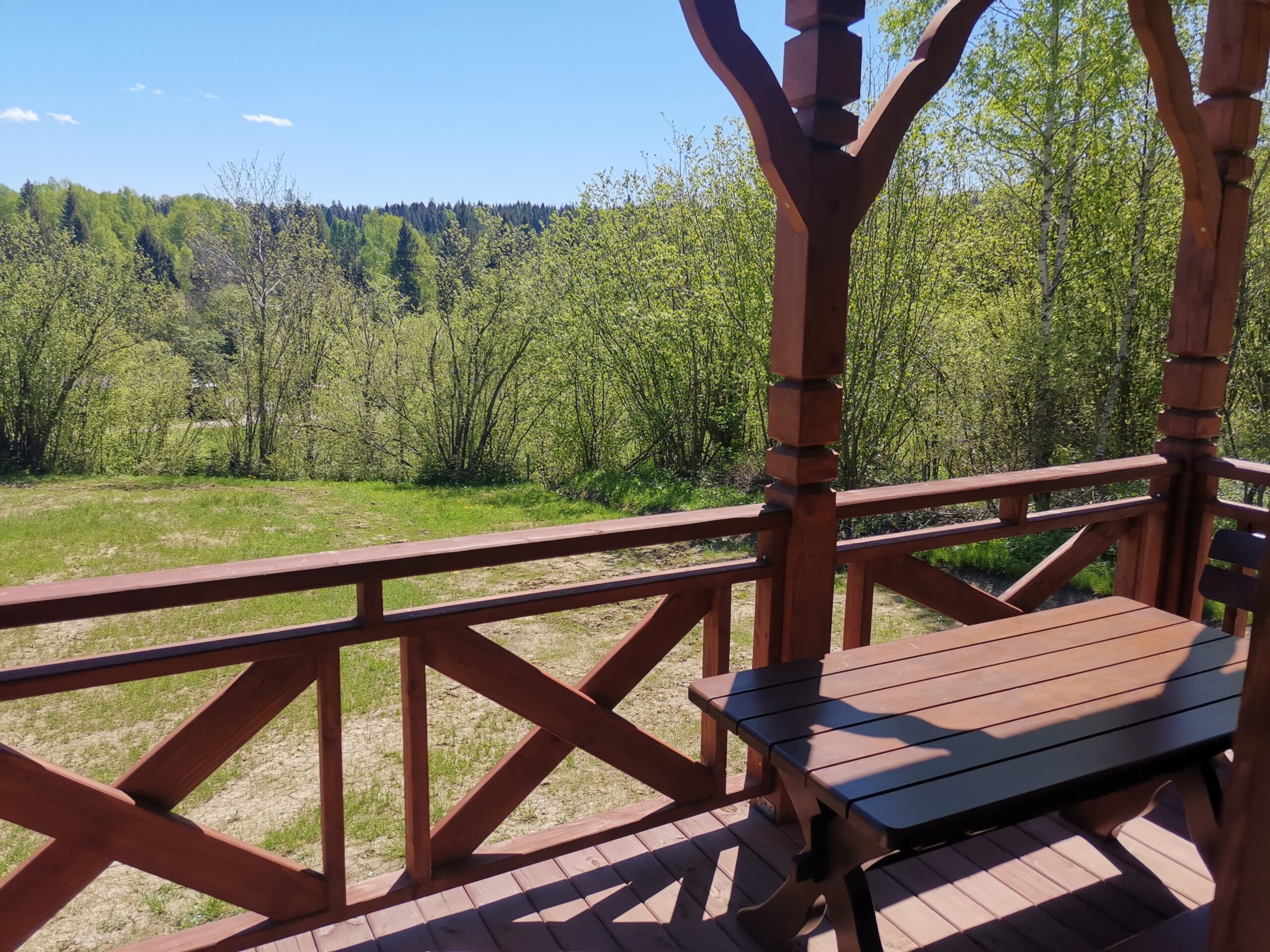 taras z meblami domarka